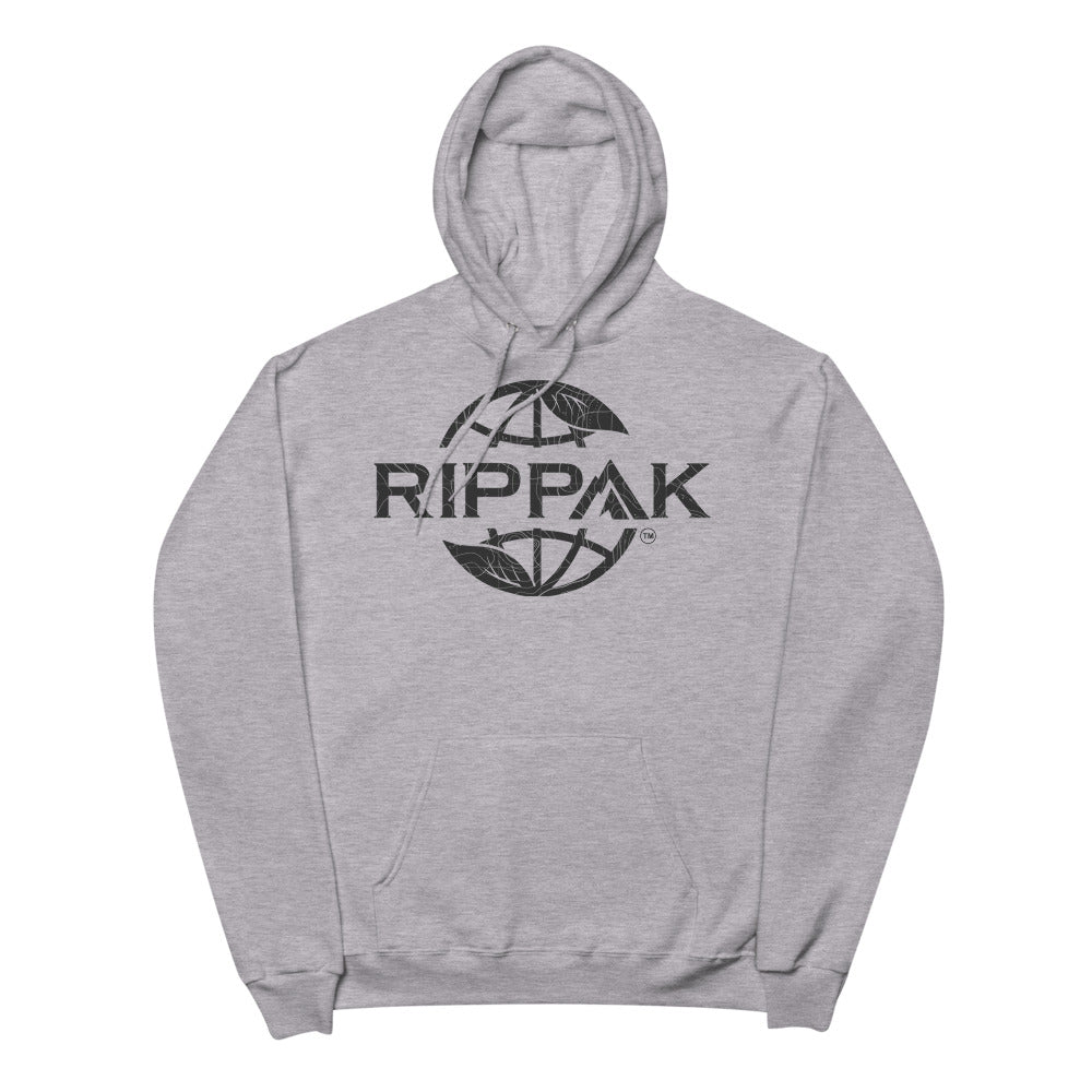 Grey Typographical Logo Hoodie