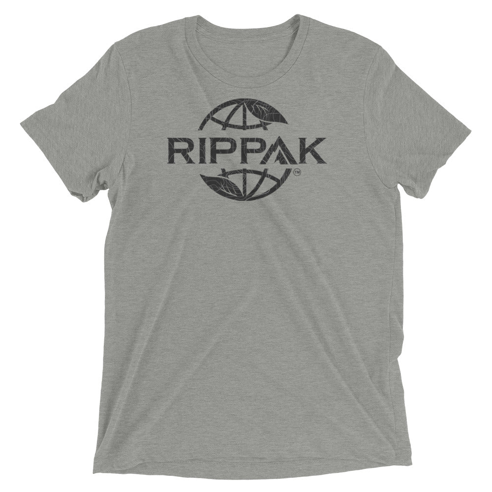 Gray Rippak Topographical Logo T-Shirt