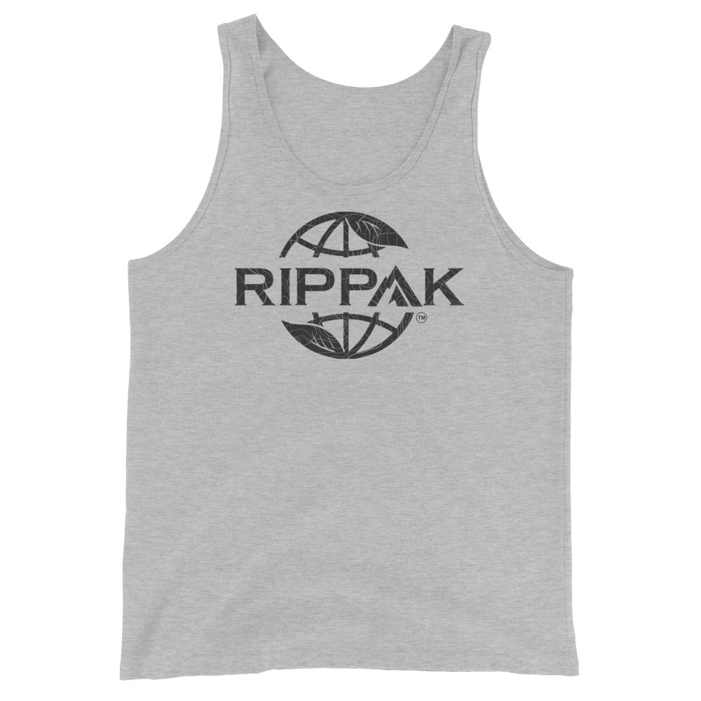 Gray Rippak Topographic Logo Tank Top