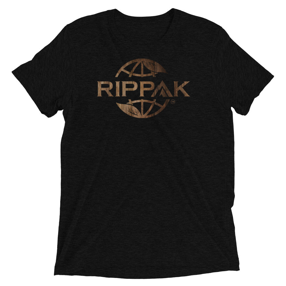 Black Rippak Wood Logo T-Shirt